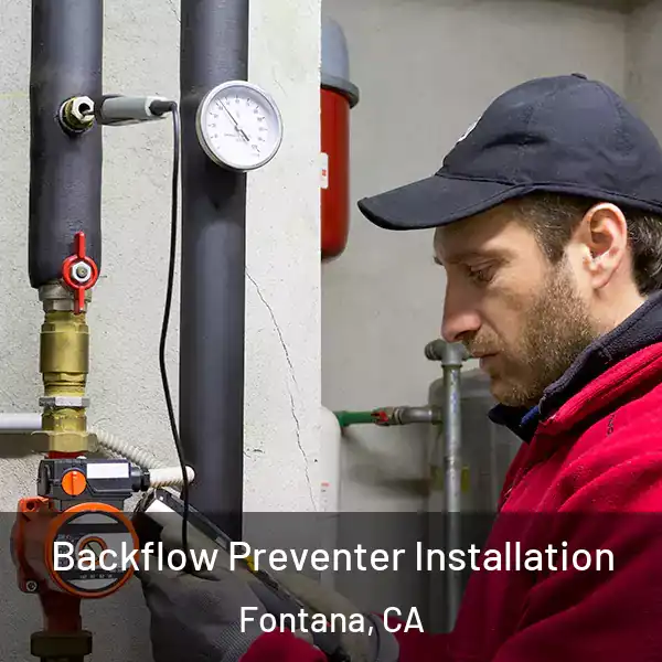  Backflow Preventer Installation Fontana, CA