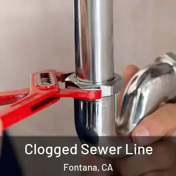  Clogged Sewer Line Fontana, CA