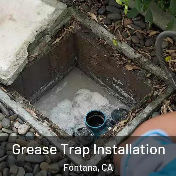  Grease Trap Installation Fontana, CA