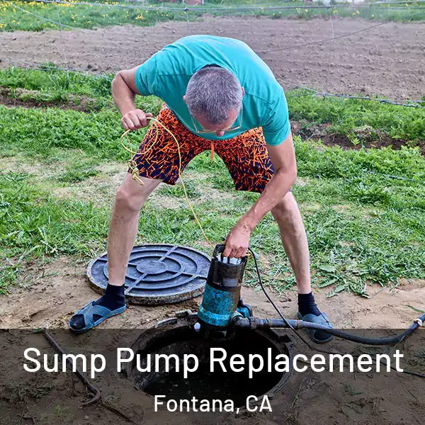  Sump Pump Replacement Fontana, CA