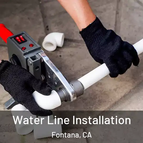  Water Line Installation Fontana, CA